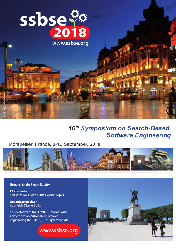 Flyer SSBSE 2018
